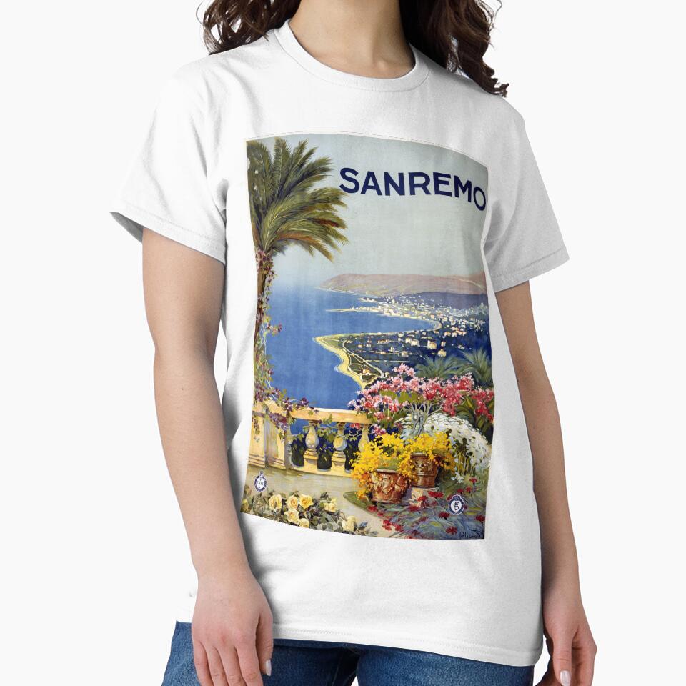 Sanremo, italy - Vintage Travel Poster by SALON DES ARTS