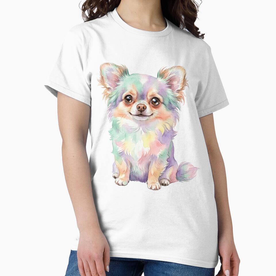 Chihuahua Dog Oversized Ears Bold Heart Mighty by Prints by Mat