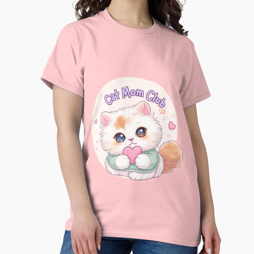 Cat Mom Club | Cute Cat Lover Design by CuteVibesStudio