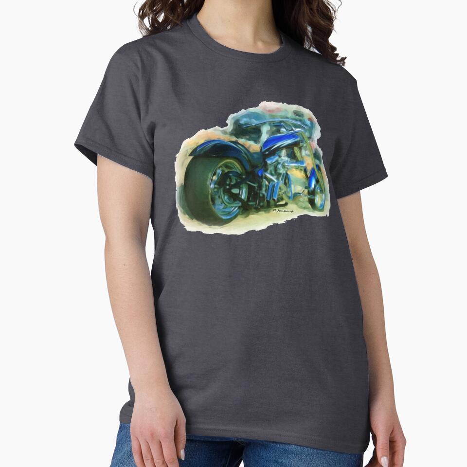 Blue Custom Bike by ezcat
