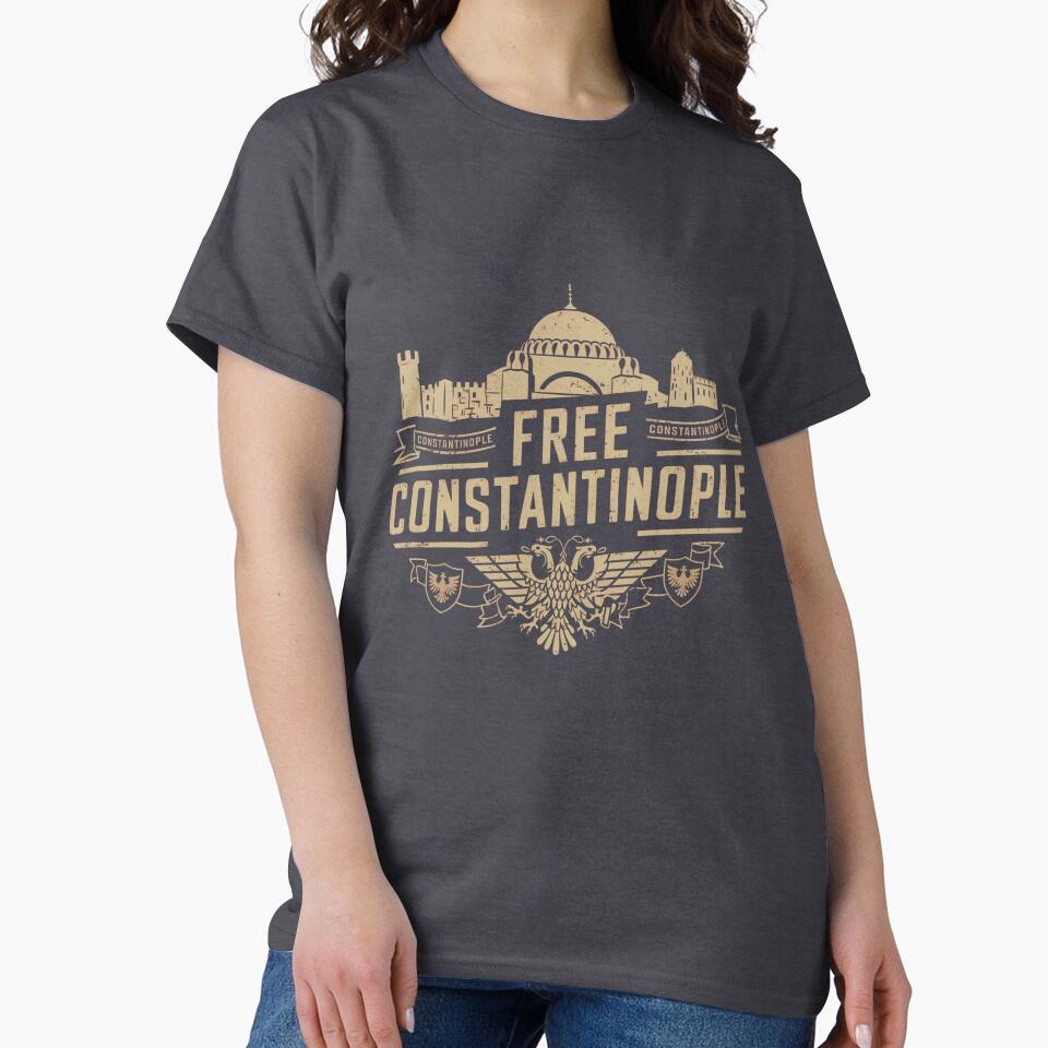 Free Constantinople History Buff Gift Tee by Eltjarah