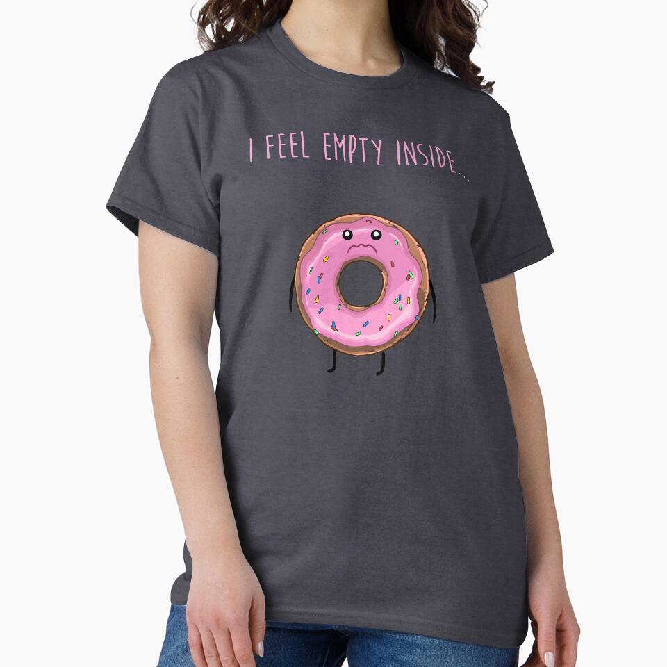I feel empty inside - Donut by Drawingvild