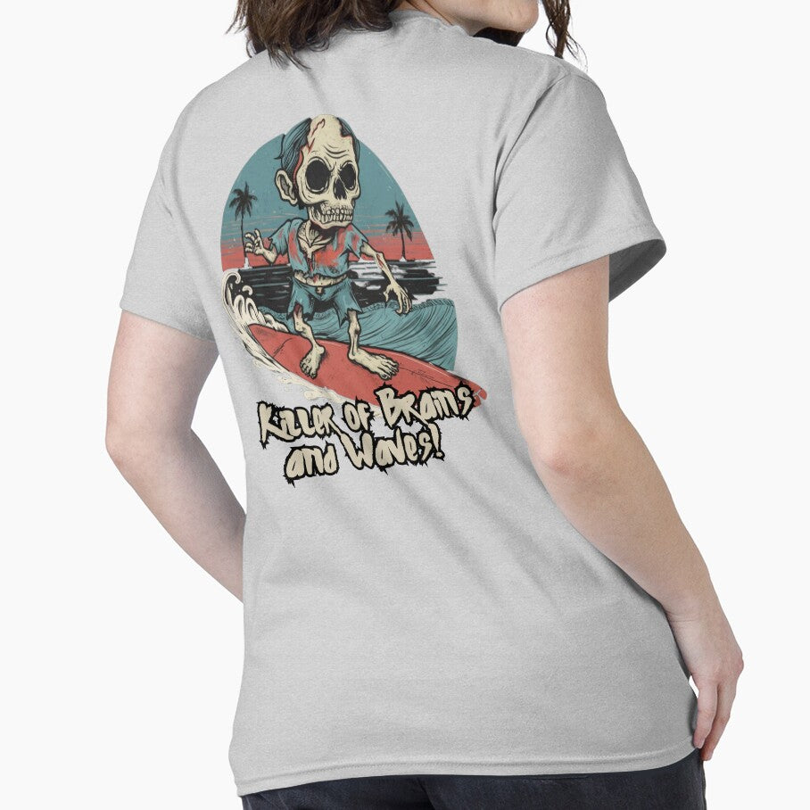 Surfing Zombie, killer of waves and brains, surf by Meandmyshop