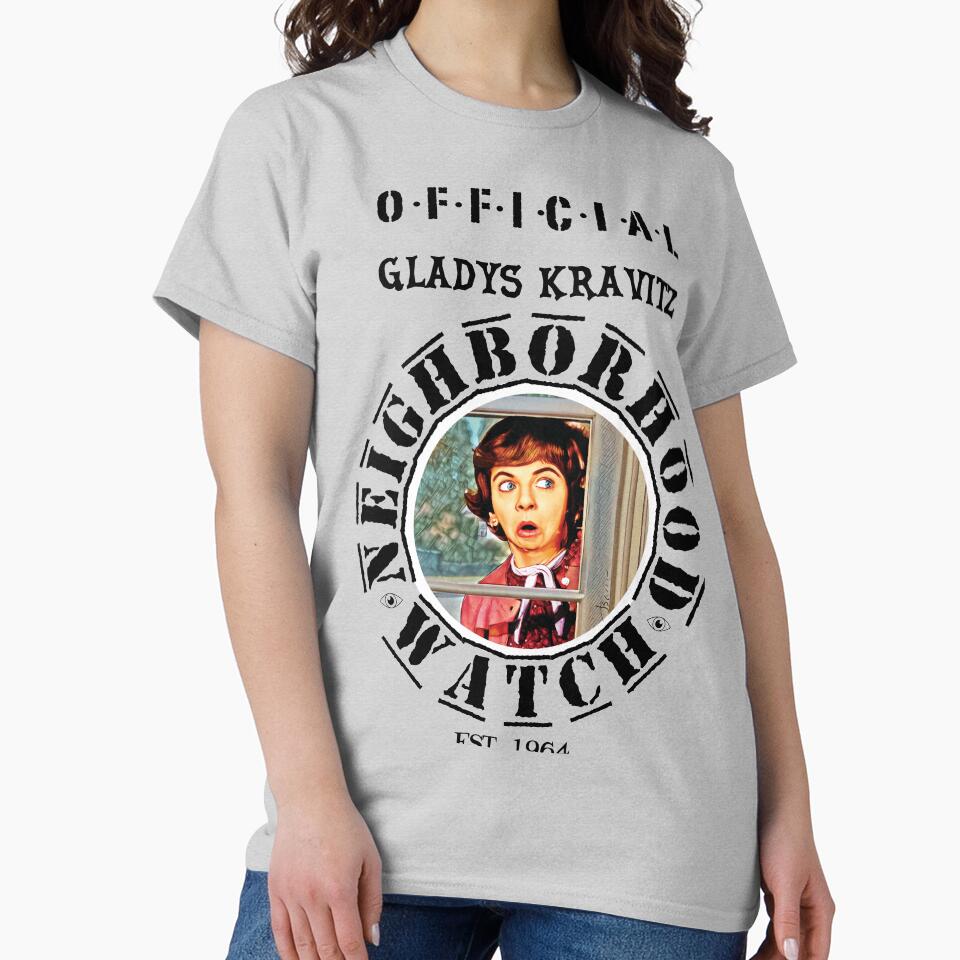 "OFFICIAL" Gladys Kravitz Neighborhood Watch - Whimsical Bewitched Fan Art by Voodoo Catdaddy