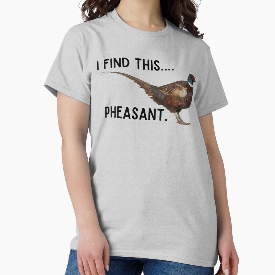 I find this pheasant bird pun by TheWaterBirds