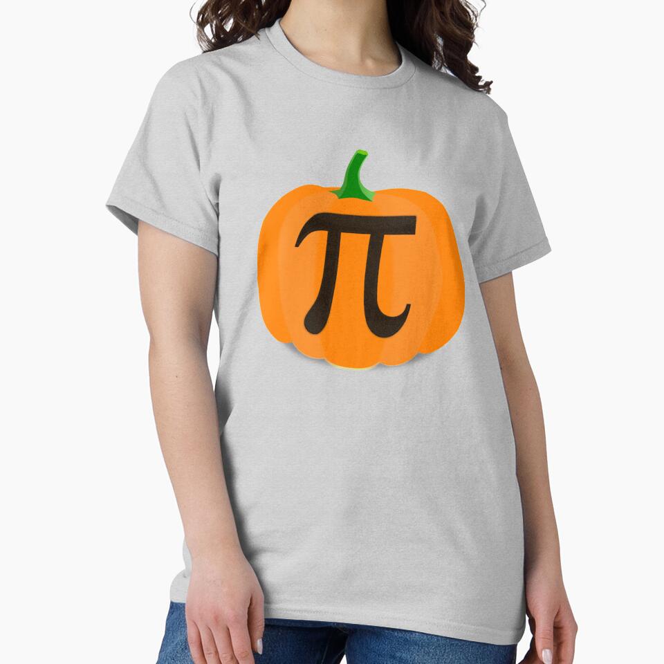 Pumpkin Pi Funny Math Science Teacher Pun Halloween design by nikkidawn74
