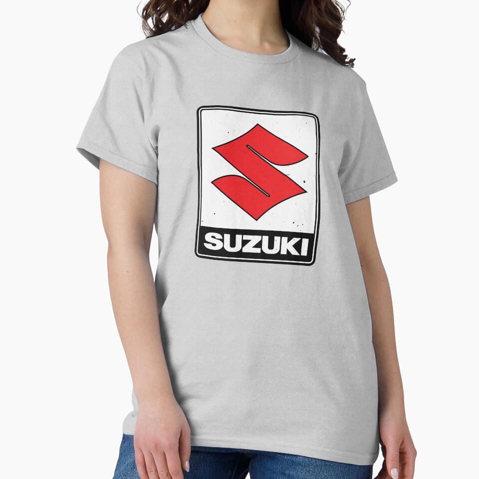 Suzuki motorcycles vintage 70's logo by Hecksploitation