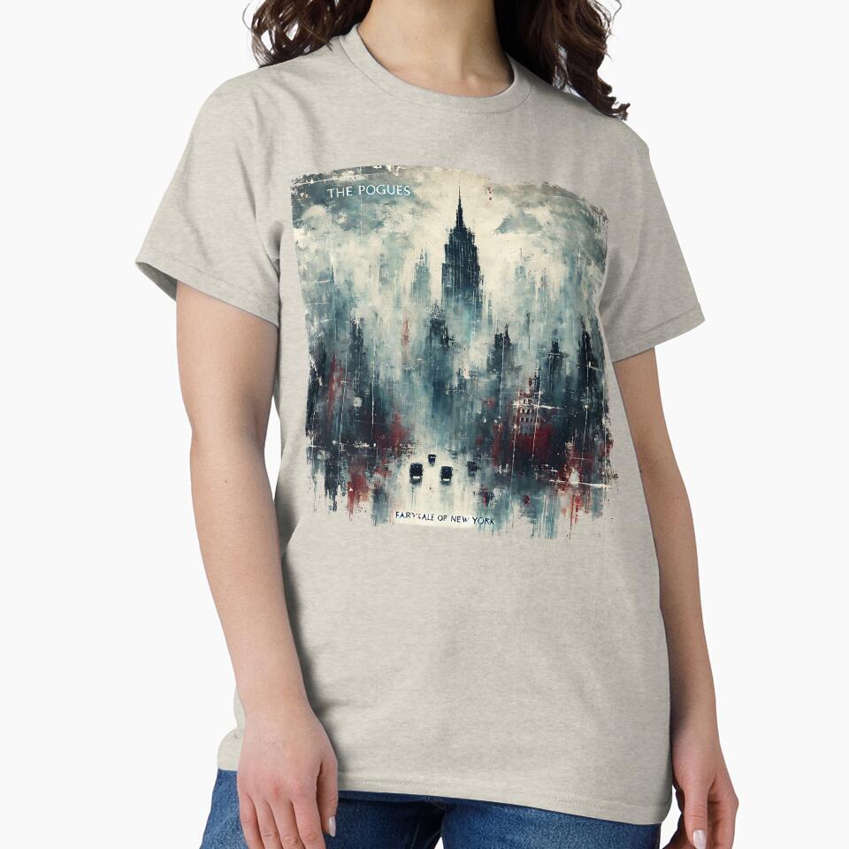 THE POGUES T-shirt - Fairytale of New York Expressionist by Sovietmovies