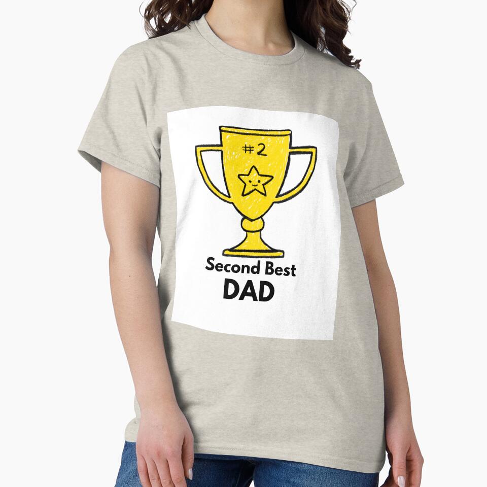 Second Best DAD by Sandeaux Designs