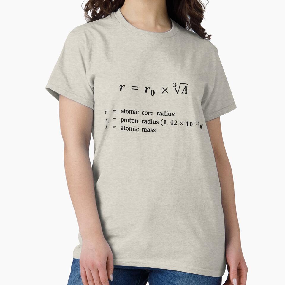 Formula, atomic core radius by RosArt100