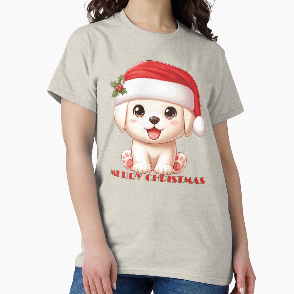 Cute Christmas Labrador Puppy by MCDPShop