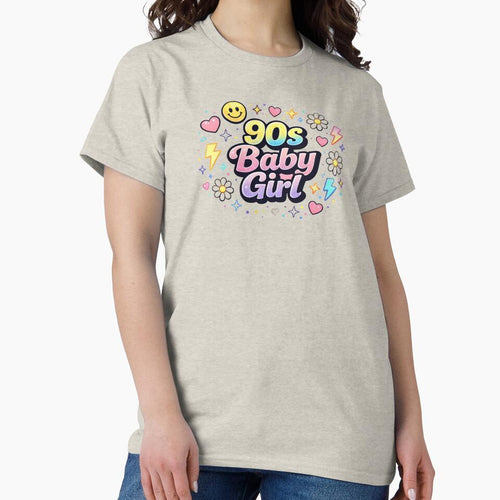 90s Baby Girl Shirt – Vintage 1990s Nostalgia Tee | Cute Retro Throwback Girl Aesthetic by MEMORY-LN-Tees