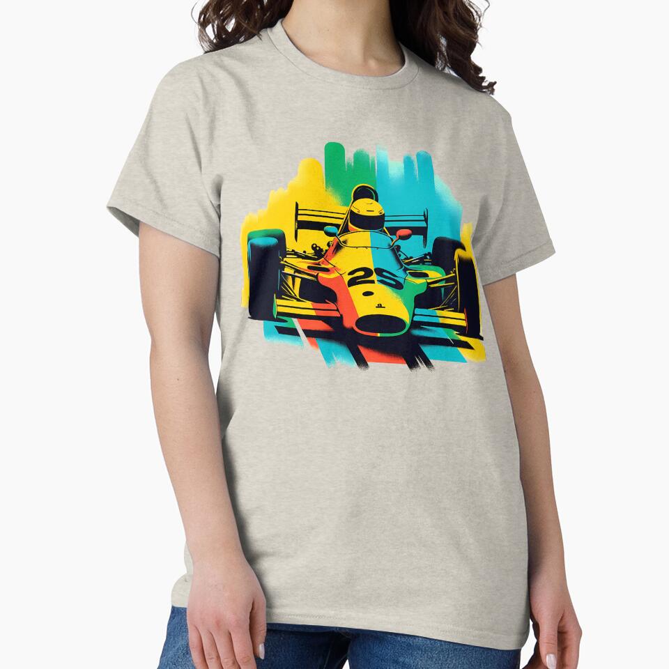Formula 1 car retro style by TaevasDesign