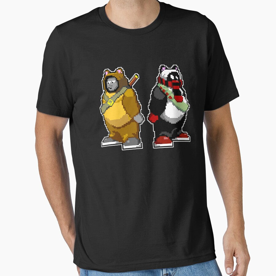 Brunzy and Grimz pixel art by styleuniversal