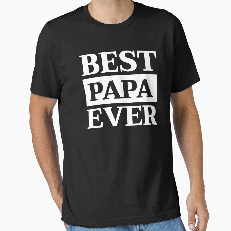 Best Papa Ever. Fathers Day Shirt. Dad Jokes. Father Sticker. Funny Dad Gift. Husband Gift. Gift for Father. Papa Gift. Home & Living. by Aknarin Thika