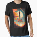 Retro science fiction Rocket 1960s by RESToRAPTOR