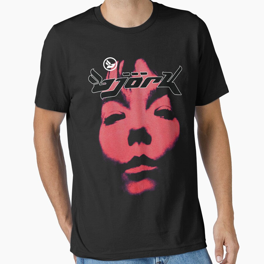 Bjork Homogenic Vintage Face Logo (Red) by hypelaboratory