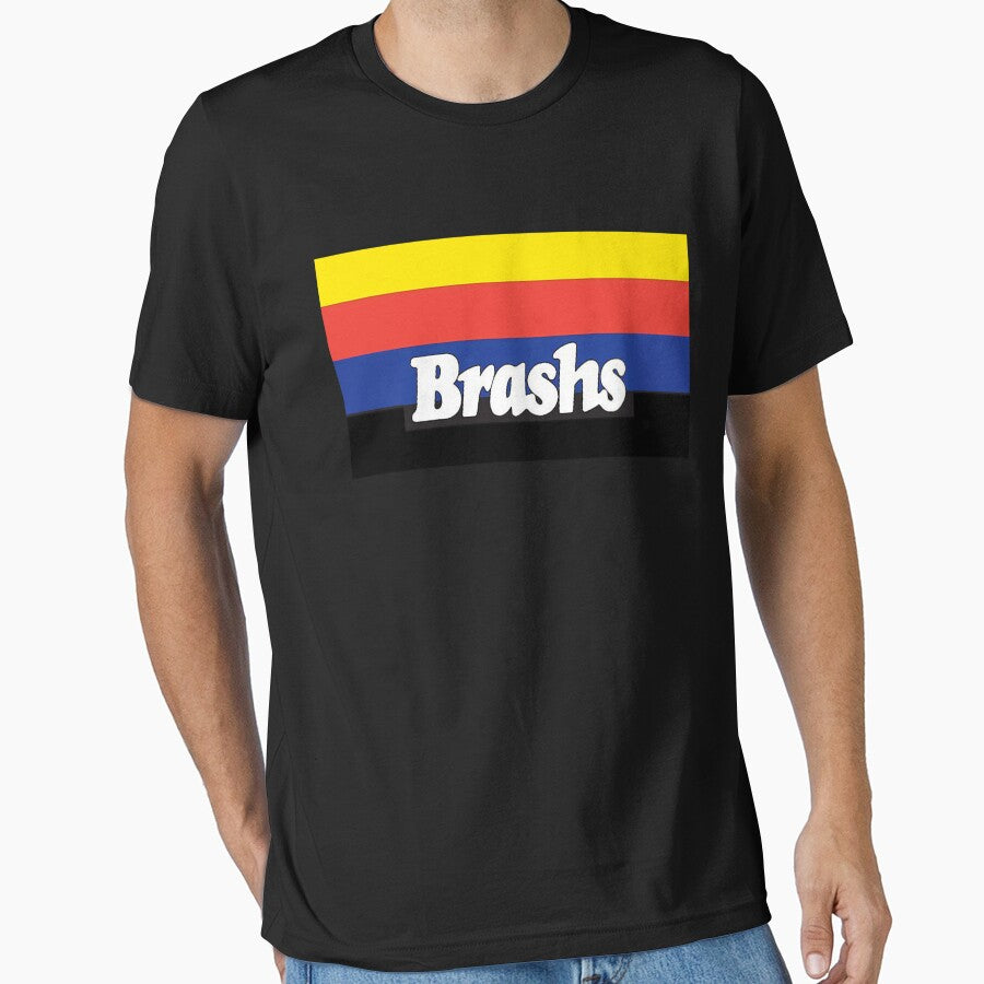 Retro 80s Brashs Logo Design by SoNice1993