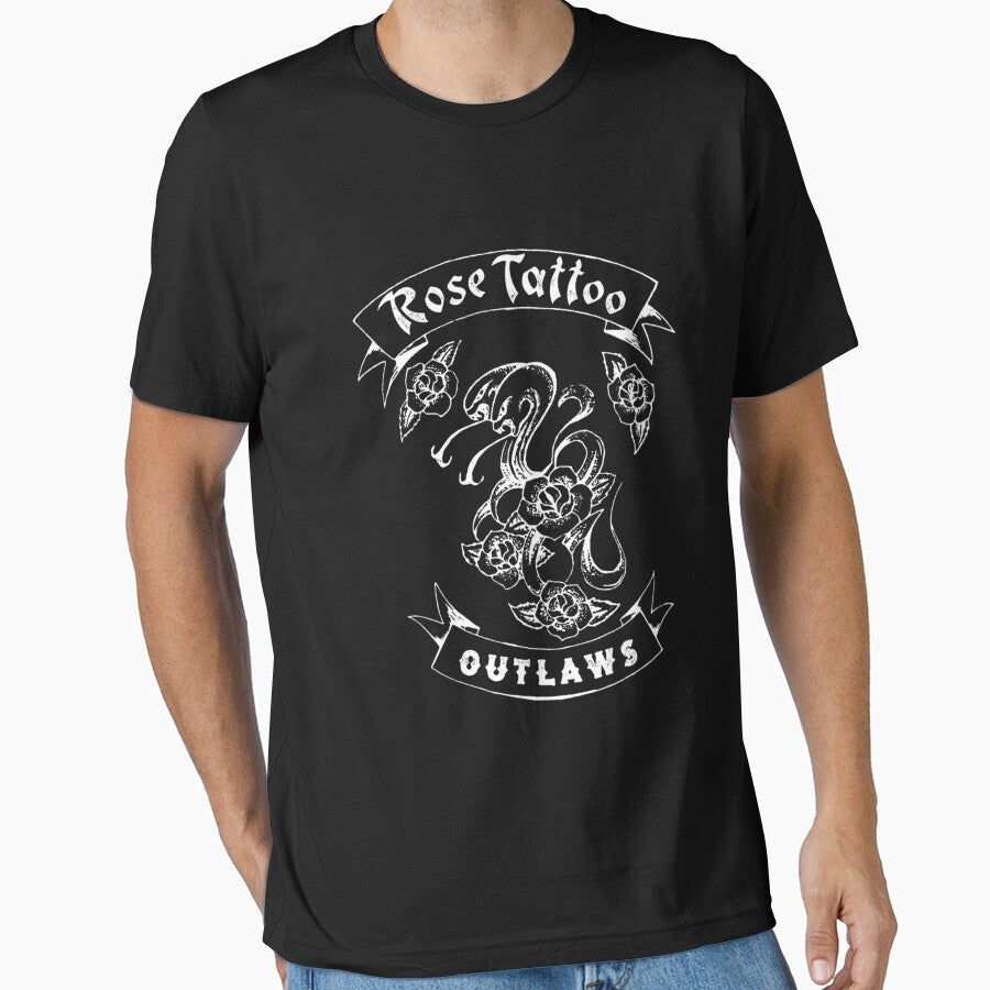 Rose Tatoo 2020 Band Logo Bulnov Essential T-Shirt by anderChas86