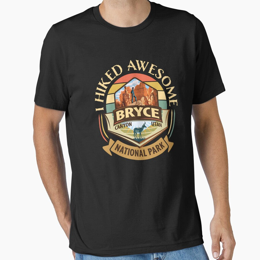 I Hiked Awesome Bryce Canyon Retro Vintage Pronghorn by boatngsxzx