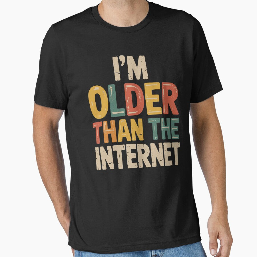 I'm Older Than The Internet Funny Dad Retro by tmerchtrends