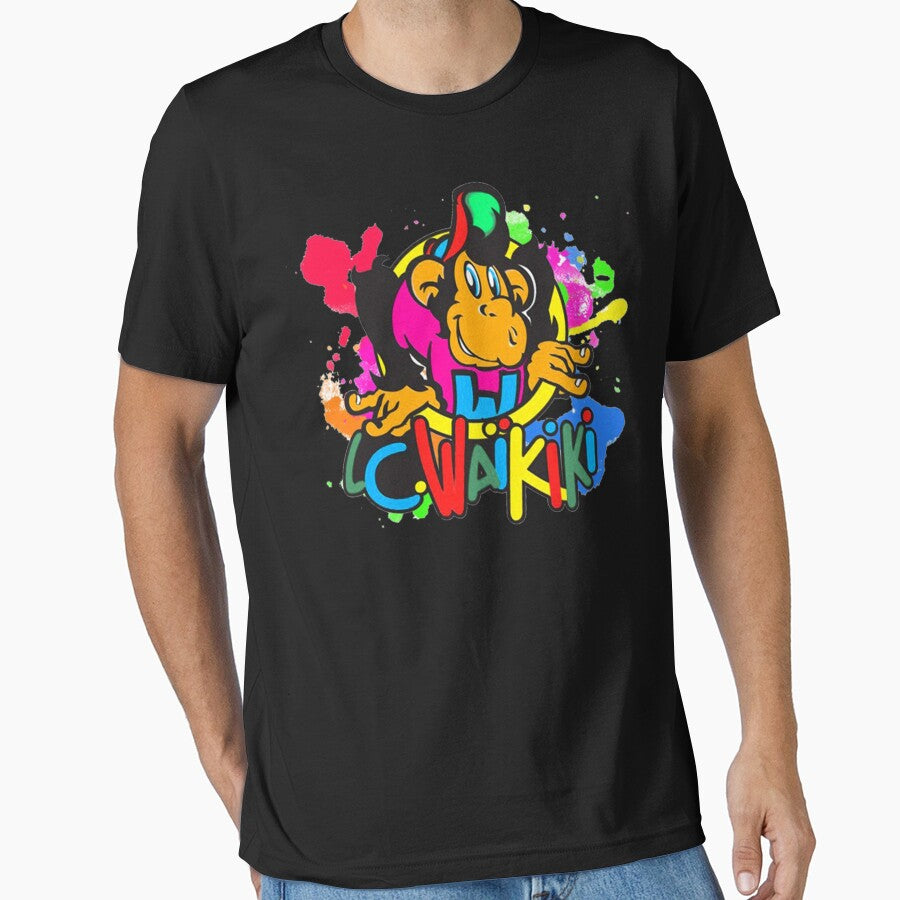 Colorful Waikiki Logo Essential T-Shirt by AxelFriedrich