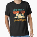 It's Not a Dad Bod It's a Father Figure Funny Dad Humor Quote by flagylART