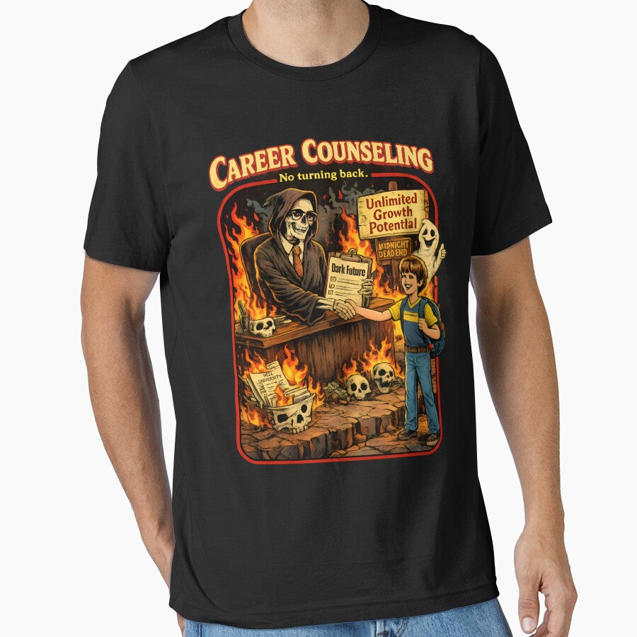 Dark Humor Career Counseling  – Grim Satire by SidTastic