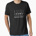 Funny Life is Full of Important Choices Golf Gift for Golfers Slim Fit by bethanyrith