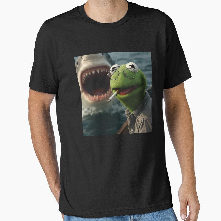 Kermit The Frog Smoking Meme by moabeArtistic