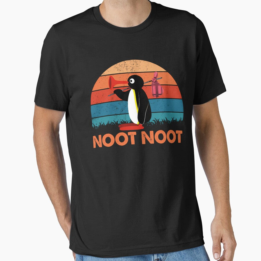 Noot Noot Pingu - Retro Vintage Animal Cute by Vincentertzmann