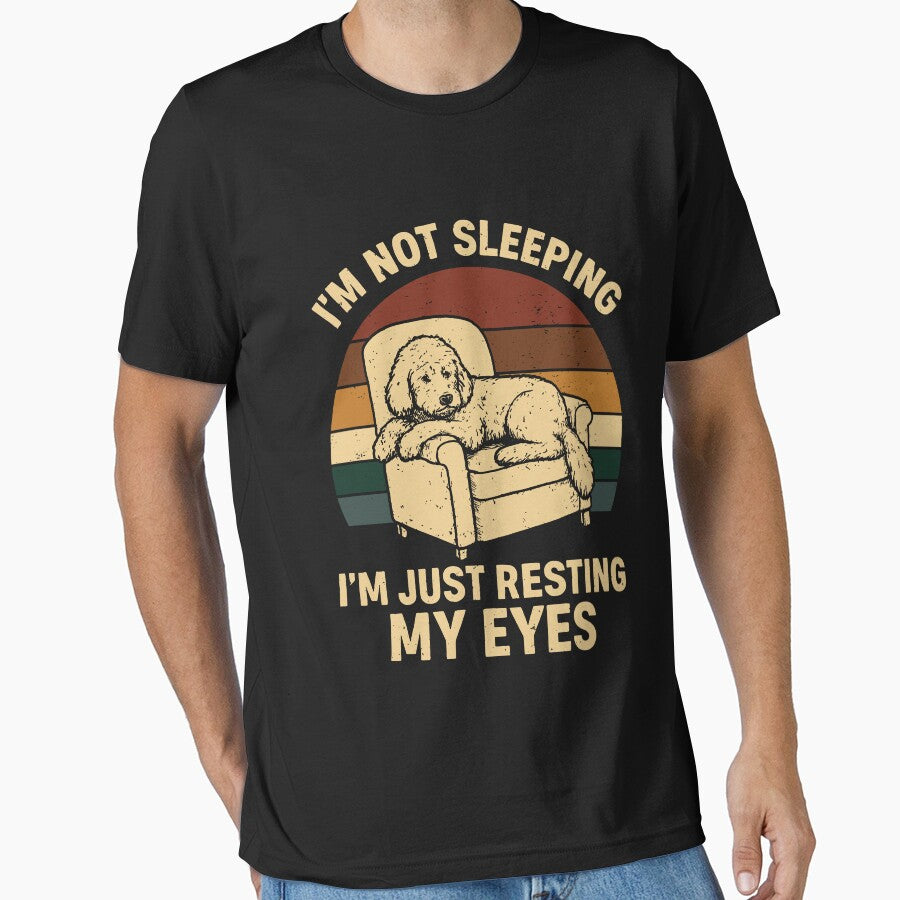 I'm Not Sleeping I'm Just Resting My Eyes Cavoodle Fathers Dad by Jokerstyle