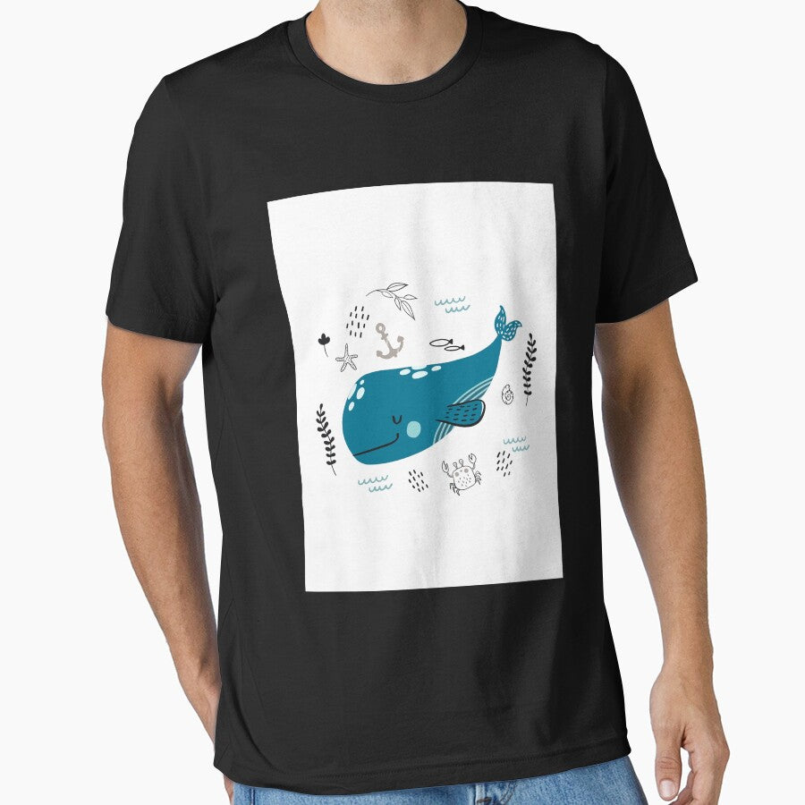 Hand Drawn Whale by GIOAGIFORD
