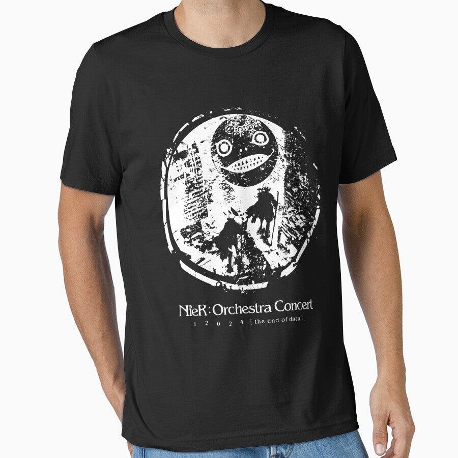 NieR Orchestra Concert design - Emil / Yoko Taro mask 2B & 9S by Japatonic Shop