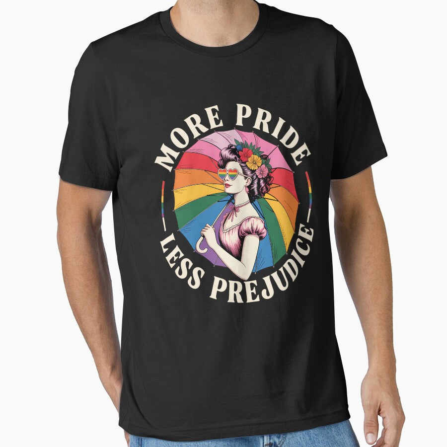 More Pride Less Prejudice LGBT Proud Ally Pride Month by brynatshop