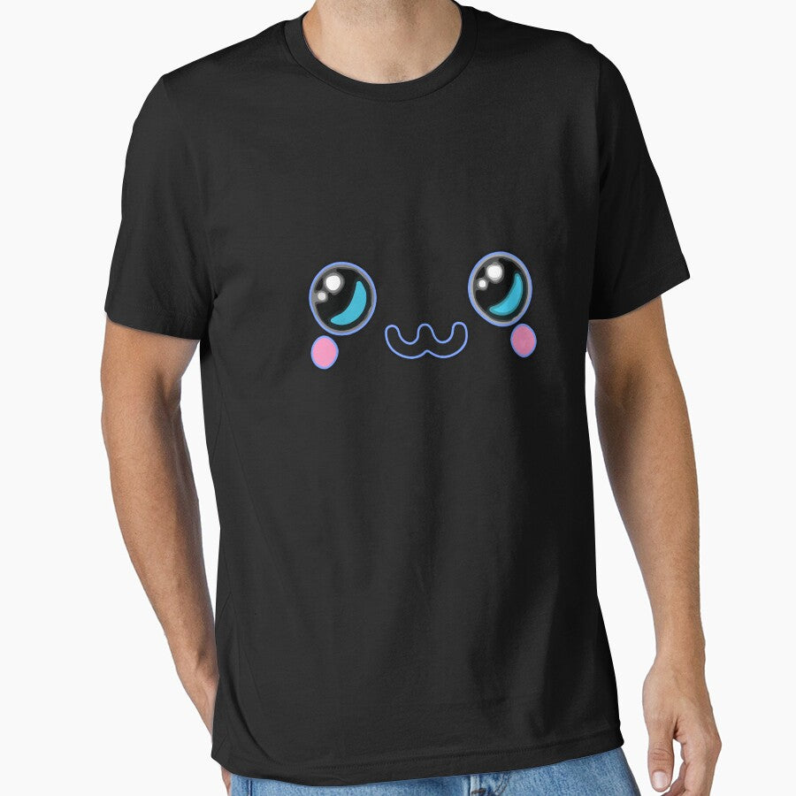 Kawaii cute blue eye happy face by Kam-designs