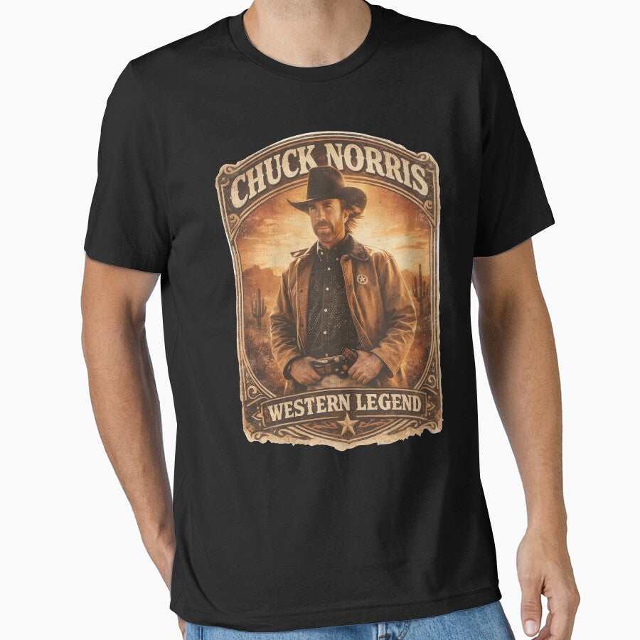 Chuck Norris Western Legend Retro by frazier-made