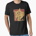 Vintage Cat Bite Shirt, Japanese Horror Anime by RamneekFraty