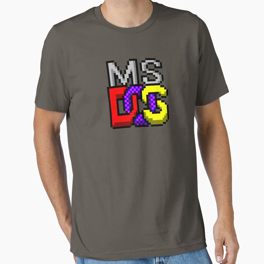 MS-DOS Icon Retro Pixel Computer Symbol by hangman3d