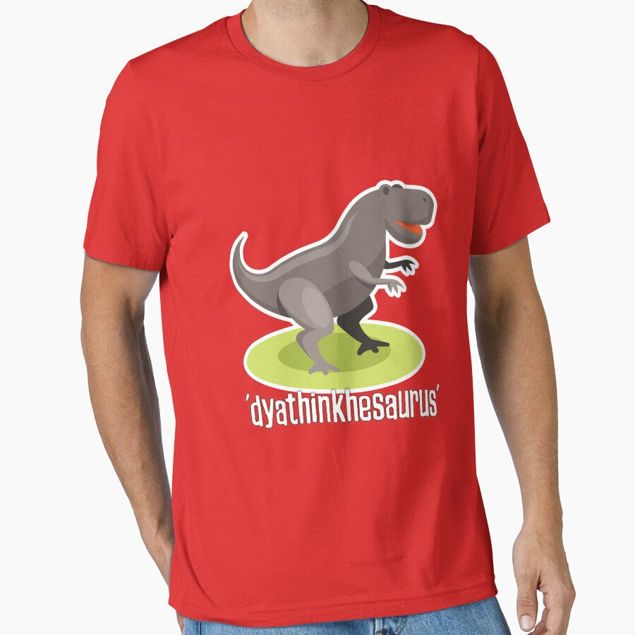 dyathinkhesaurus funny dinosaur pun design by Kam-designs