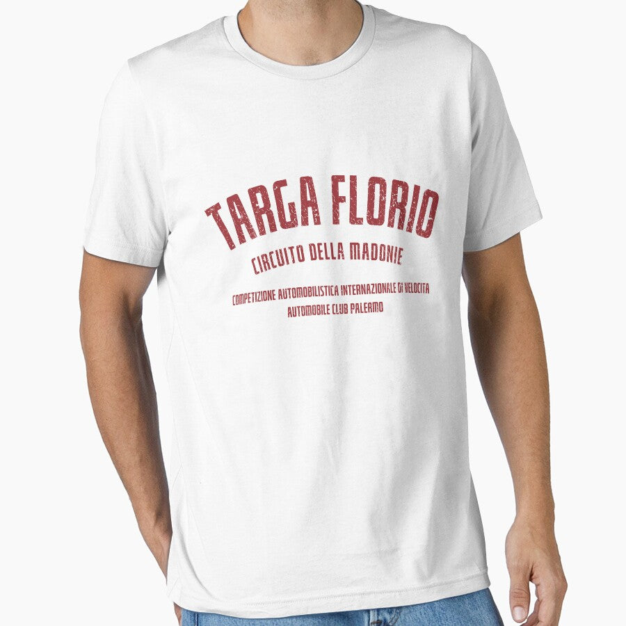 Vintage Targa Florio - Circuito della Madonie, Sicily T shirt by retropetrol