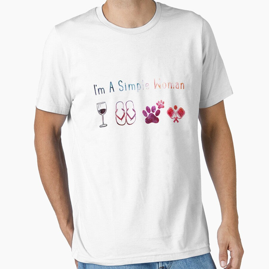 I'm a simple woman Galaxy Pickleball by tinydreams10