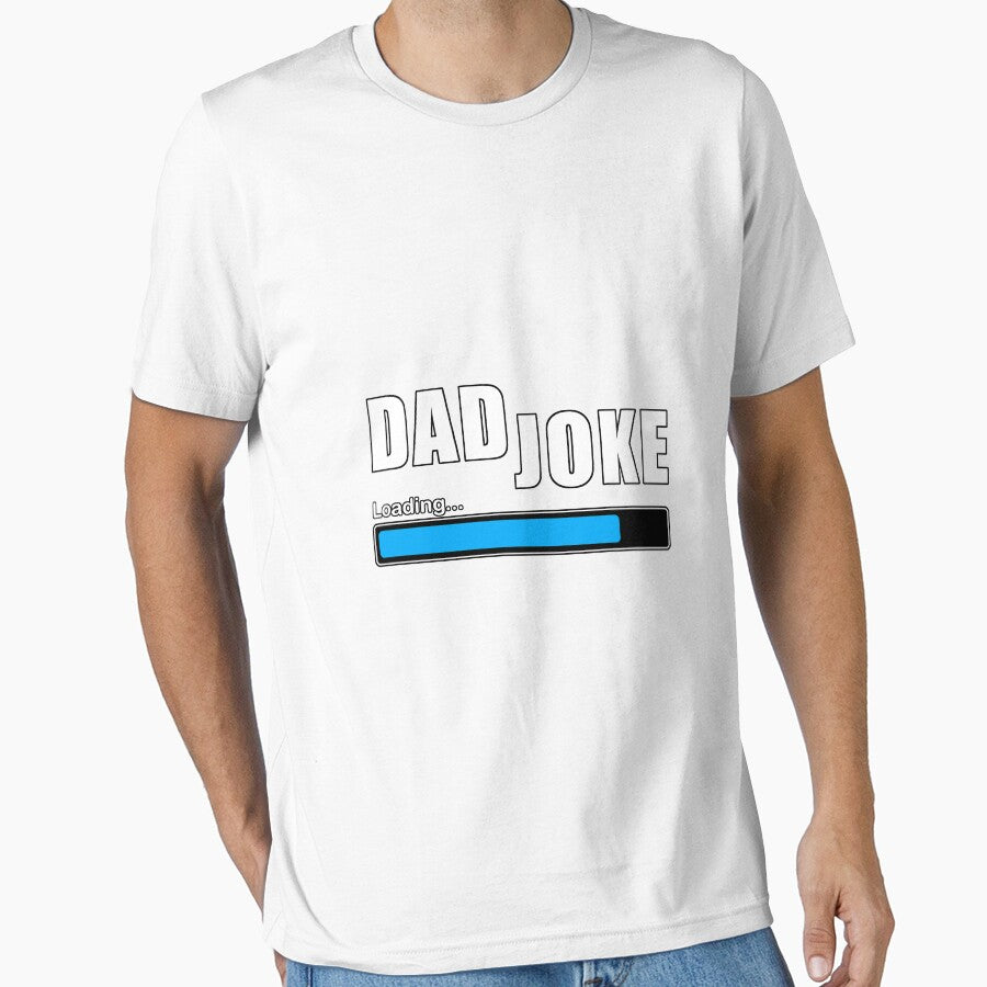 Dad Joke Loading - White / Blue by Scott Brown