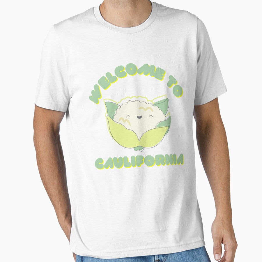 Welcome To Caulifornia Cauliflower Funny Adult by Tasha McGlashan