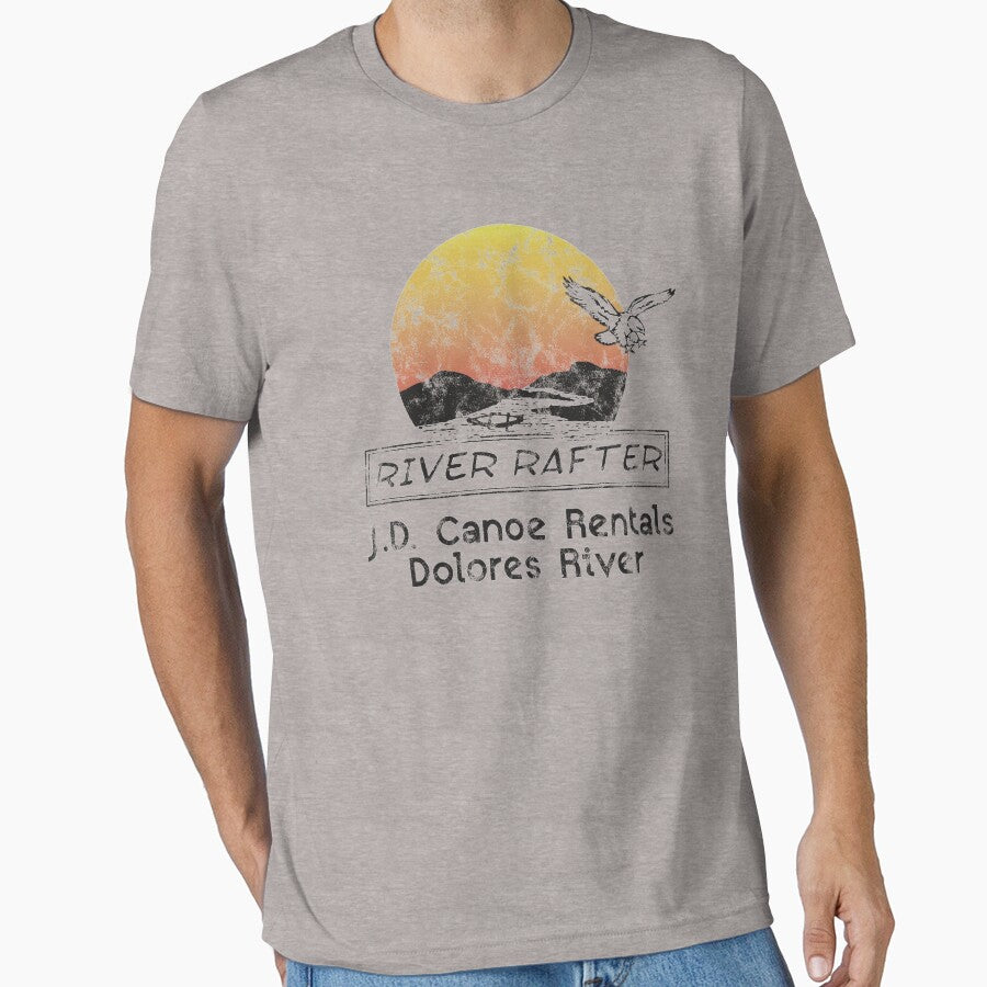 Dolores River Canoe Rentals River Rafter (distressed) by n0l4n