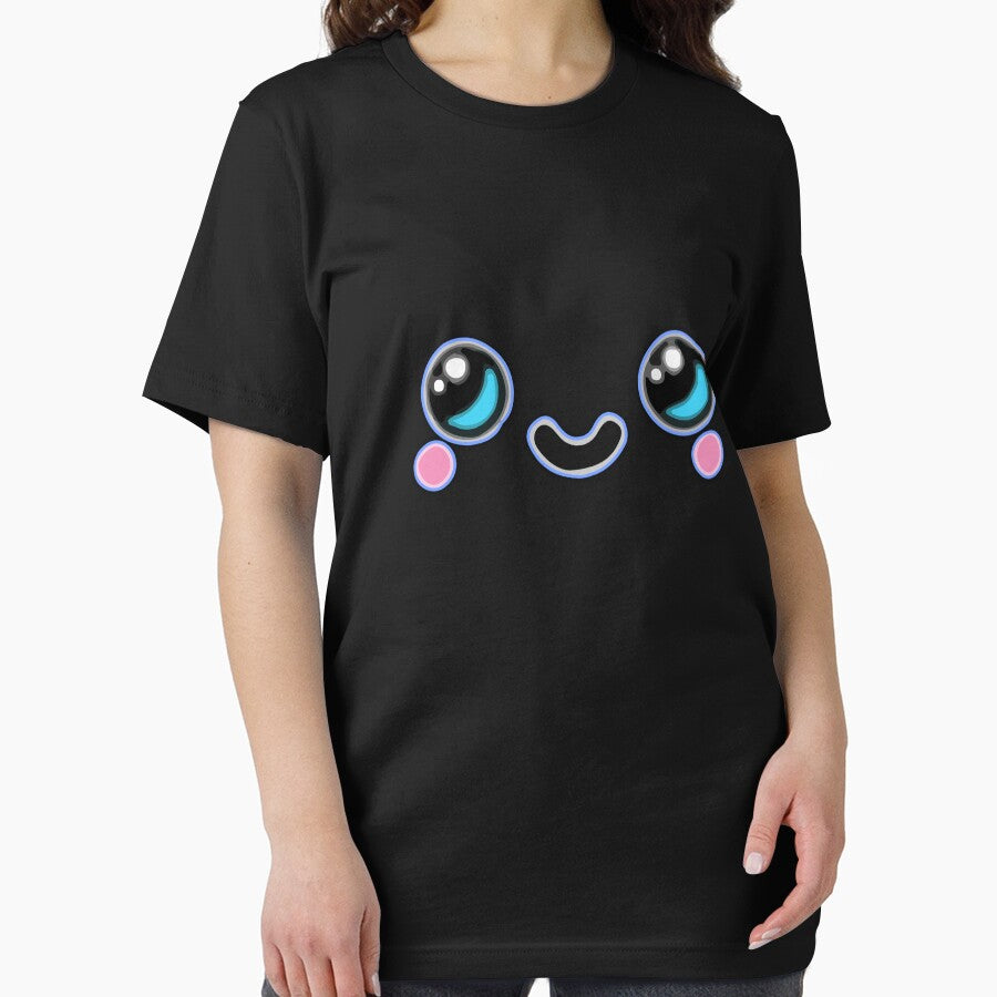 Kawaii Cute blue eye content face by Kam-designs