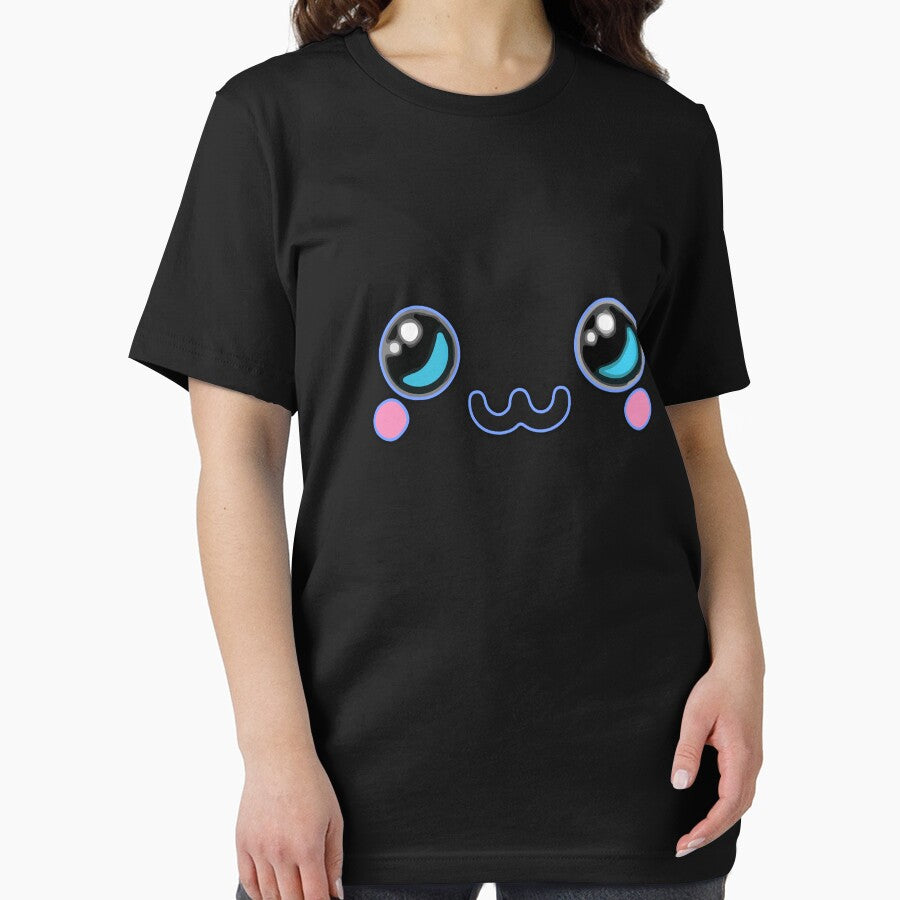 Kawaii cute blue eye happy face by Kam-designs