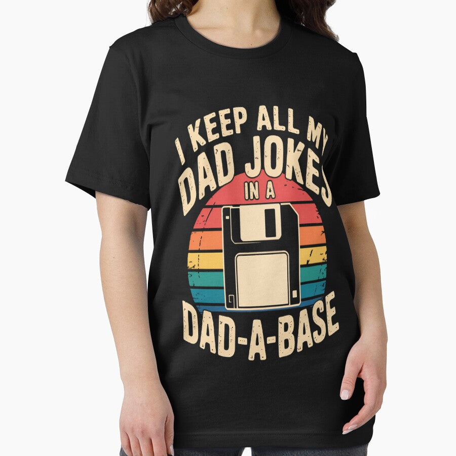 Dad Jokes In Dad-a-base Family Fathers Day by LacostCarl