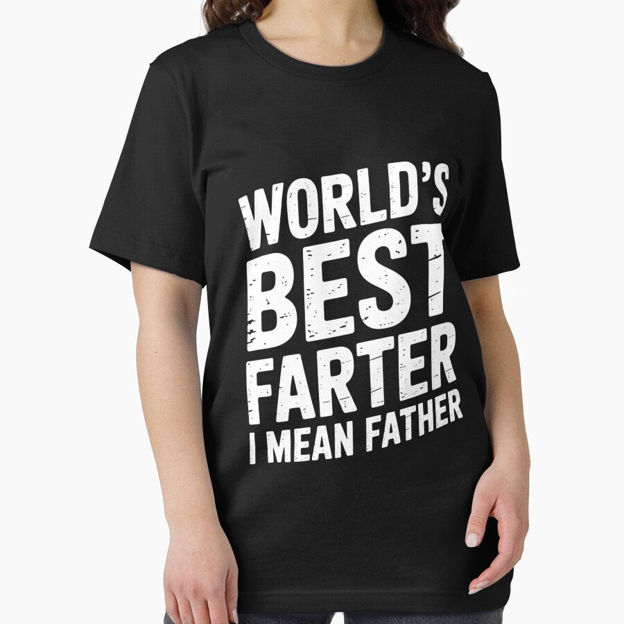 World’s Best Farter I Mean Father – Funny Dad Joke Quote by flagylART