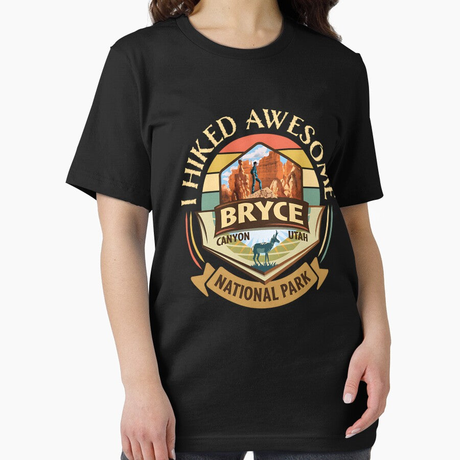 I Hiked Awesome Bryce Canyon Retro Vintage Pronghorn by boatngsxzx